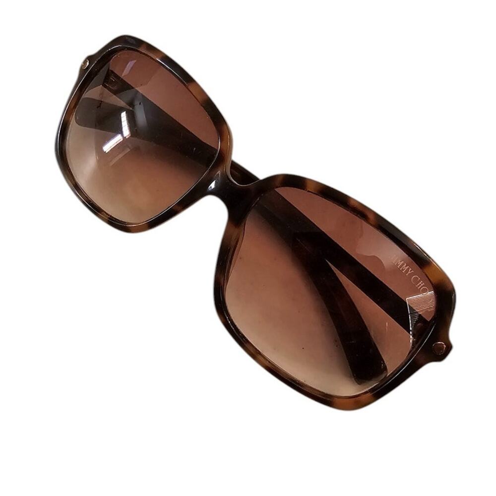 Jimmy Choo Brown Gradient Rectangular Ladies Sung… - image 1